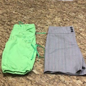 Girls Bermuda shorts Sz 6/7. Used. 2 for $10